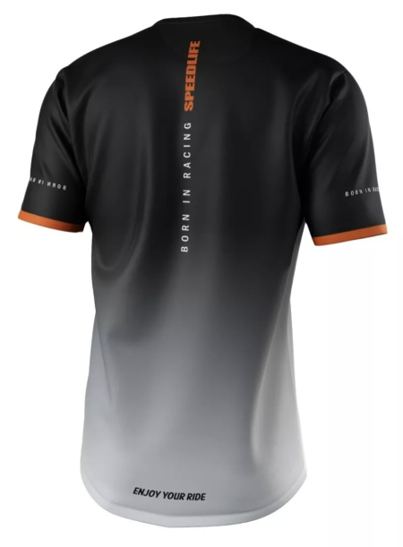Remera Grid naranja Radikal