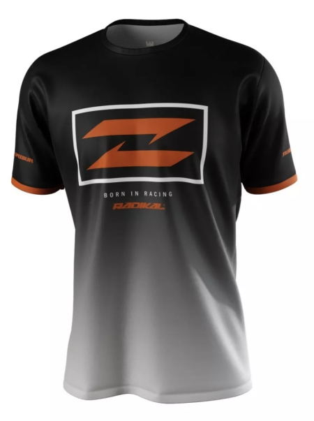 Remera Grid naranja Radikal